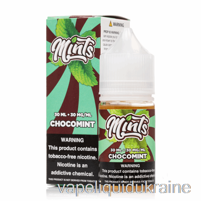 Vape Liquid Ukraine Chocomint Salts - Mints Vape Co - 30mL 50mg